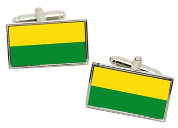 Vichada (Colombia) Flag Cufflinks in Chrome Box