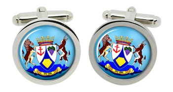 Busan (South Korea) Cufflinks in Chrome Box