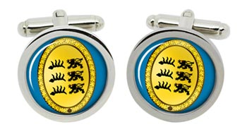 Wrttemberg (Germany) Cufflinks in Chrome Box