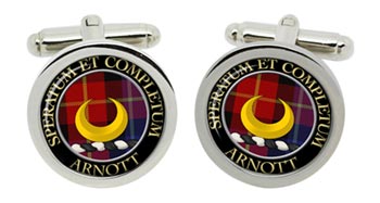 Arnott Scottish Clan Cufflinks in Chrome Box