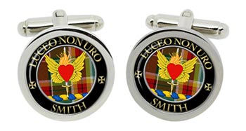 Smith Scottish Clan Cufflinks in Chrome Box