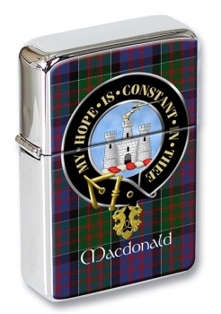 Macdonald of Clanranald Scottish Clan Flip Top Lighter