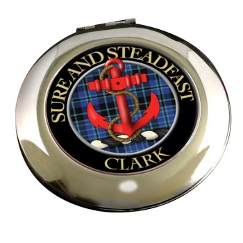 Clark anchor Scottish Clan Chrome Mirror