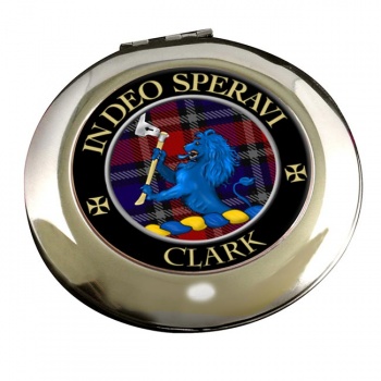 Clark lion Scottish Clan Chrome Mirror