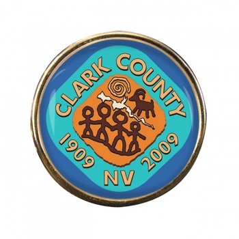 Clark County NV Round Pin Badge