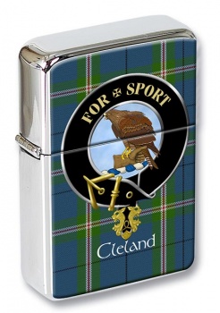 Cleland Scottish Clan Flip Top Lighter