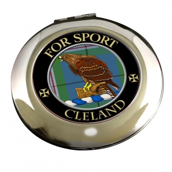 Cleland Scottish Clan Chrome Mirror