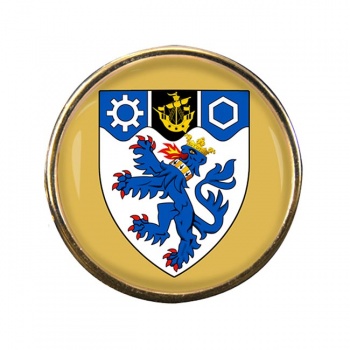 Cleveland (England) Round Pin Badge