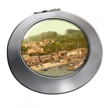 Clovelly Harbour Chrome Mirror