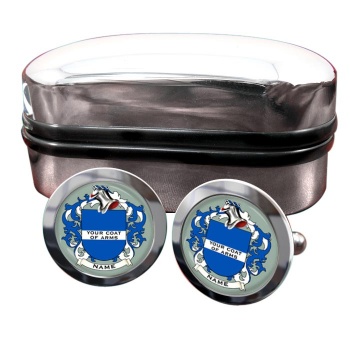 Any Name Coats of Arms Cufflinks