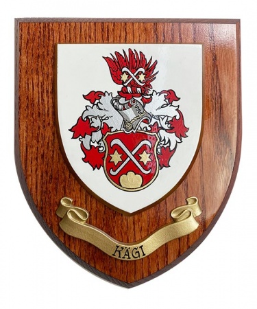 Coats of Arms Hand-painted Plaque