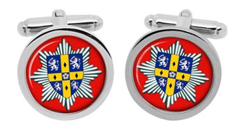 Co. Durham & Darlington Fire & Rescue Service Cufflinks in Chrome Box