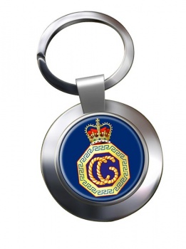 Coastguard Chrome Key Ring