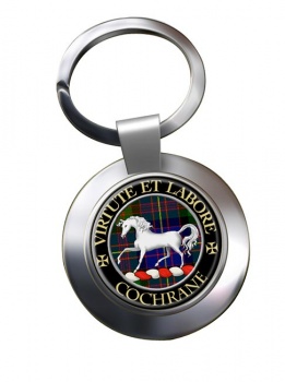 Cochrane Scottish Clan Chrome Key Ring