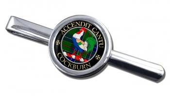 Cockburn Scottish Clan Round Tie Clip