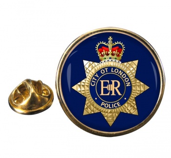 City of London Police Round Pin Badge