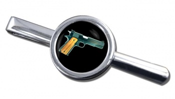 Colt M1911 Pistol Round Tie Clip