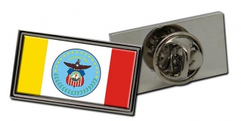 Columbus OH Flag Pin Badge