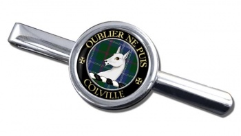 Colville Scottish Clan Round Tie Clip