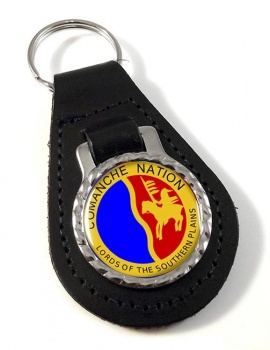 Comanche Nation (Tribe) Leather Key Fob