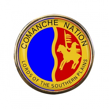 Comanche Nation (Tribe) Round Pin Badge