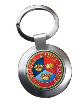 Combined Cadet Force Chrome Key Ring