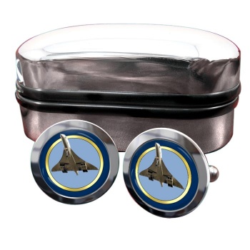 Aerospatiale-BAC Concorde Round Cufflinks