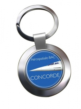 Nose of Concorde Chrome Key Ring