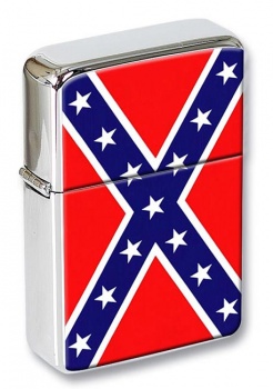 Confederate Battle Flag Flip Top Lighter