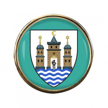Copenhagen Round Pin Badge