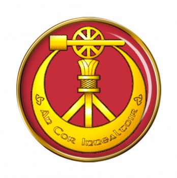 Corps of Engineers (Ireland) Round Pin Badge