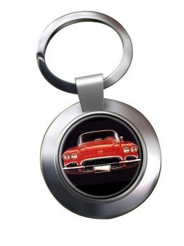 Corvette Chrome Key Ring