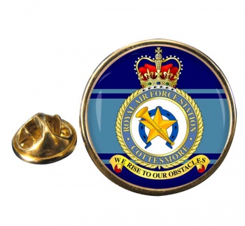 RAF Station Cottesmore Round Pin Badge