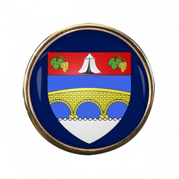 Courbevoie (France) Round Pin Badge