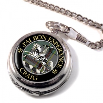 Craig French Scottish Clan Pocket Watch