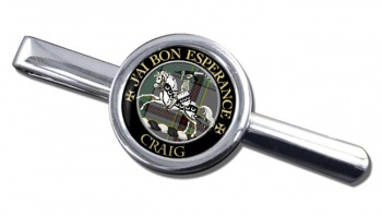 Craig French Scottish Clan Round Tie Clip