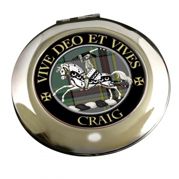 Craig Latin Scottish Clan Chrome Mirror