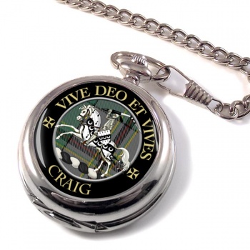 Craig Latin Scottish Clan Pocket Watch