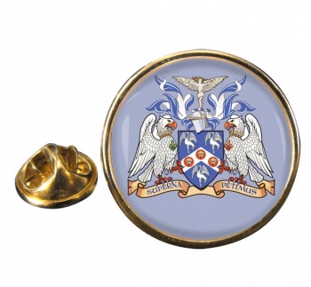 RAF Station Cranwell College Round Pin Badge