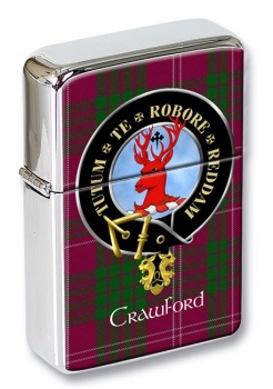 Crawford Scottish Clan Flip Top Lighter