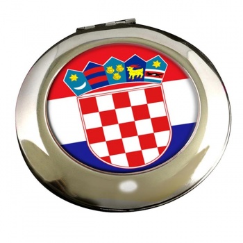 Croatia (Hrvatska) Round Mirror