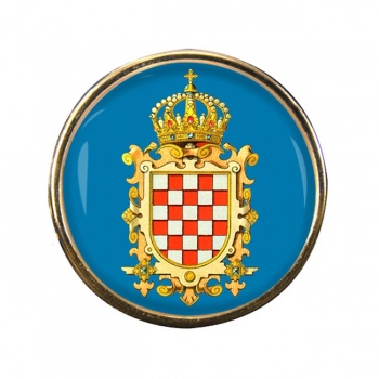 Kraljevina Hrvatska (Croatia) Round Pin Badge