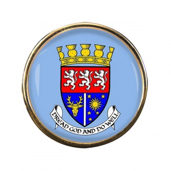 Ross and Cromarty (Scotland) Round Pin Badge