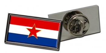 Yugoslavia Croatia Flag Pin Badge