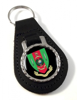 Commando Training Centre Royal Marines Leather Key Fob