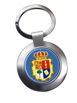 Cuenca (Spain) Metal Key Ring