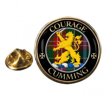 Cumming Scottish Clan Round Pin Badge