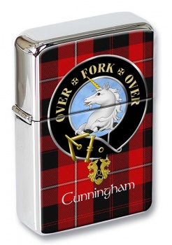 Cunningham Scottish Clan Flip Top Lighter