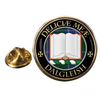 Dalgleish Scottish Clan Round Pin Badge