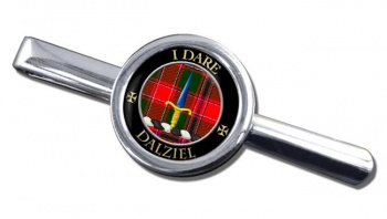 Dalziel Scottish Clan Round Tie Clip